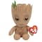 Groot l’arbre brun, taille régulière, Beanie Babies de Ty